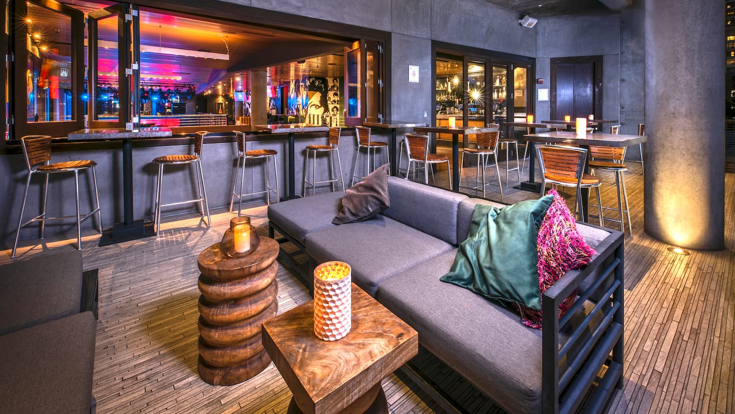 couch at music box san diego private events